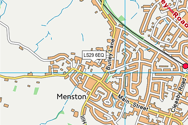 LS29 6EQ map - OS VectorMap District (Ordnance Survey)