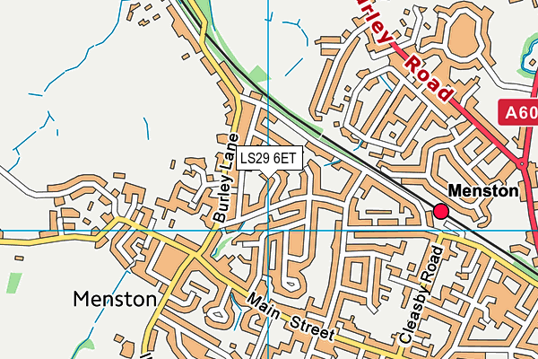 LS29 6ET map - OS VectorMap District (Ordnance Survey)
