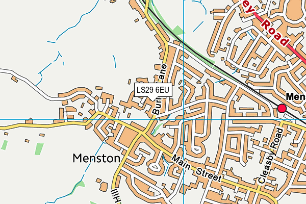 LS29 6EU map - OS VectorMap District (Ordnance Survey)