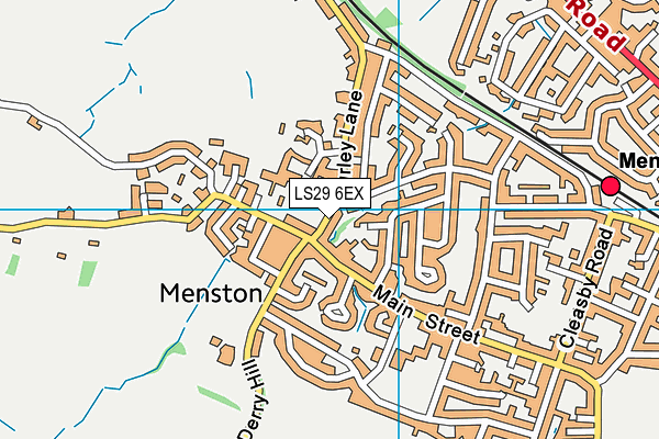 LS29 6EX map - OS VectorMap District (Ordnance Survey)