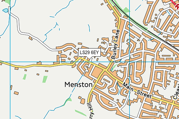 LS29 6EY map - OS VectorMap District (Ordnance Survey)