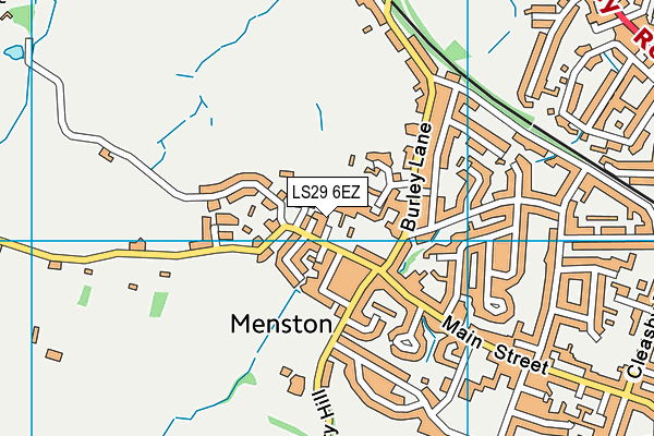 LS29 6EZ map - OS VectorMap District (Ordnance Survey)