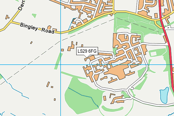 LS29 6FG map - OS VectorMap District (Ordnance Survey)
