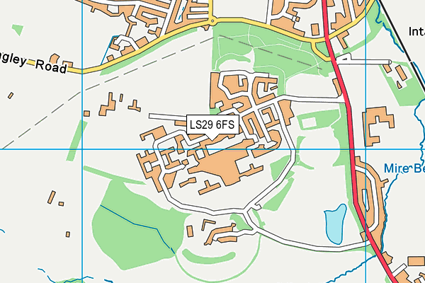 Chevin Park map (LS29 6FS) - OS VectorMap District (Ordnance Survey)