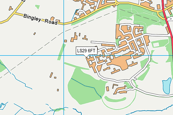 LS29 6FT map - OS VectorMap District (Ordnance Survey)