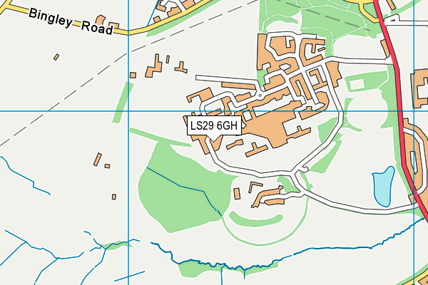 LS29 6GH map - OS VectorMap District (Ordnance Survey)