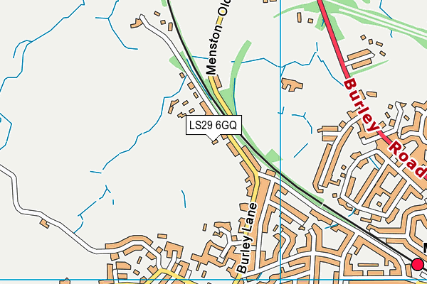 LS29 6GQ map - OS VectorMap District (Ordnance Survey)