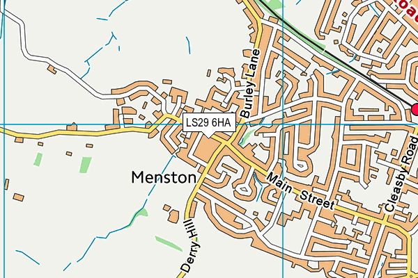 LS29 6HA map - OS VectorMap District (Ordnance Survey)