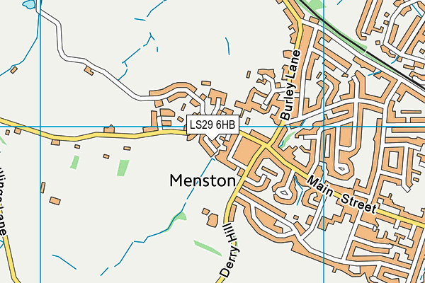 LS29 6HB map - OS VectorMap District (Ordnance Survey)