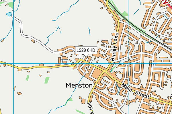 LS29 6HD map - OS VectorMap District (Ordnance Survey)