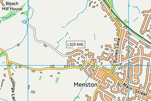 LS29 6HE map - OS VectorMap District (Ordnance Survey)