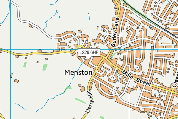 LS29 6HF map - OS VectorMap District (Ordnance Survey)