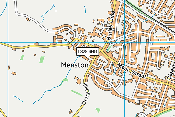 LS29 6HG map - OS VectorMap District (Ordnance Survey)