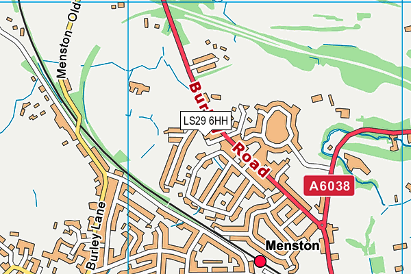 LS29 6HH map - OS VectorMap District (Ordnance Survey)