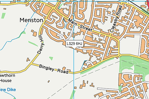 LS29 6HJ map - OS VectorMap District (Ordnance Survey)