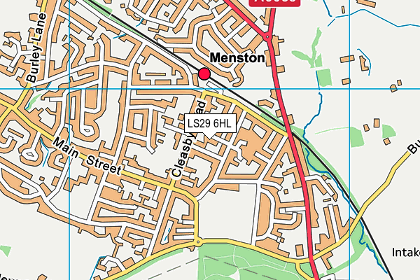 LS29 6HL map - OS VectorMap District (Ordnance Survey)