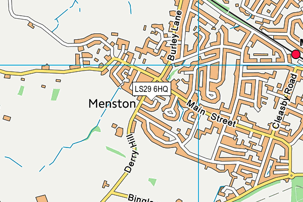 LS29 6HQ map - OS VectorMap District (Ordnance Survey)