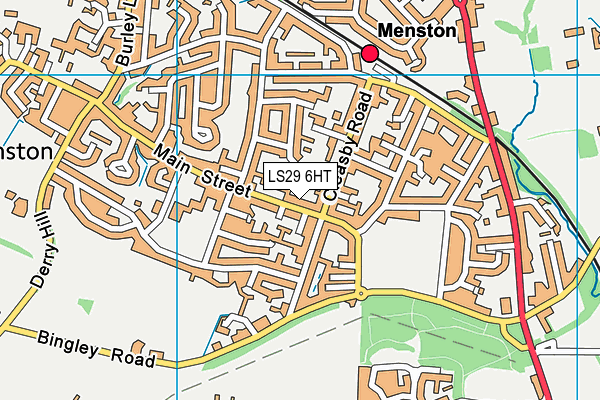 Kirklands Community Centre map (LS29 6HT) - OS VectorMap District (Ordnance Survey)
