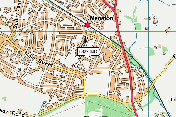 LS29 6JD map - OS VectorMap District (Ordnance Survey)