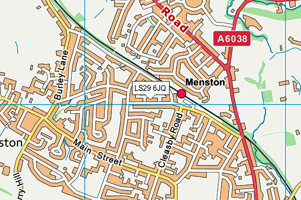 LS29 6JQ map - OS VectorMap District (Ordnance Survey)