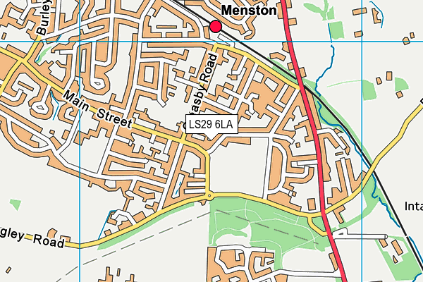 LS29 6LA map - OS VectorMap District (Ordnance Survey)
