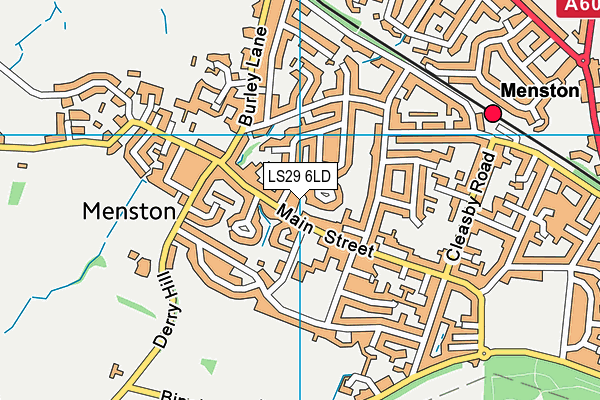 LS29 6LD map - OS VectorMap District (Ordnance Survey)
