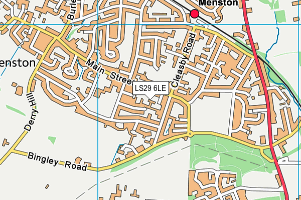 LS29 6LE map - OS VectorMap District (Ordnance Survey)