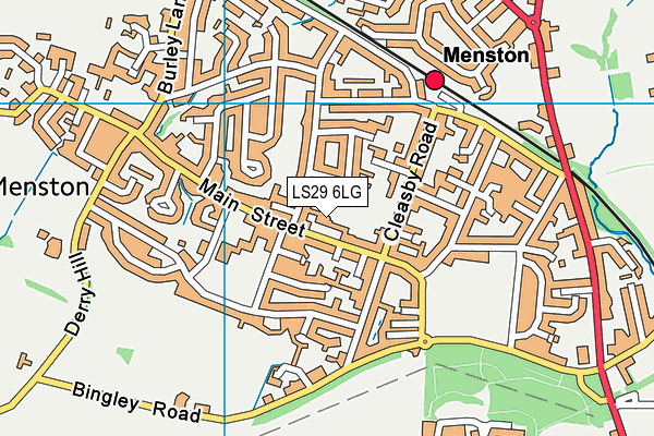 LS29 6LG map - OS VectorMap District (Ordnance Survey)