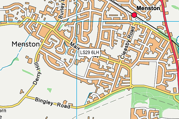 LS29 6LH map - OS VectorMap District (Ordnance Survey)