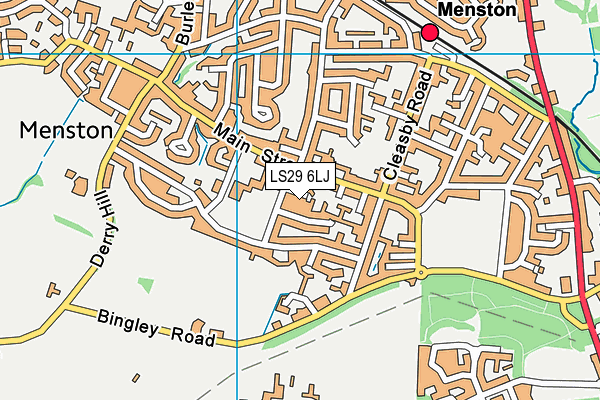 LS29 6LJ map - OS VectorMap District (Ordnance Survey)