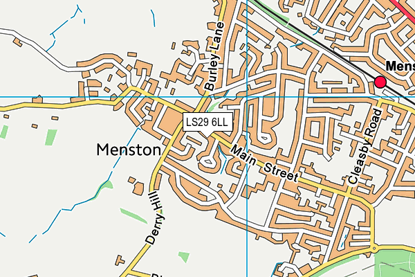 LS29 6LL map - OS VectorMap District (Ordnance Survey)
