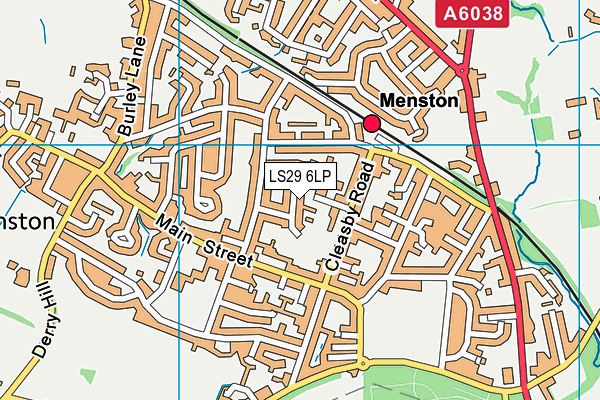 LS29 6LP map - OS VectorMap District (Ordnance Survey)