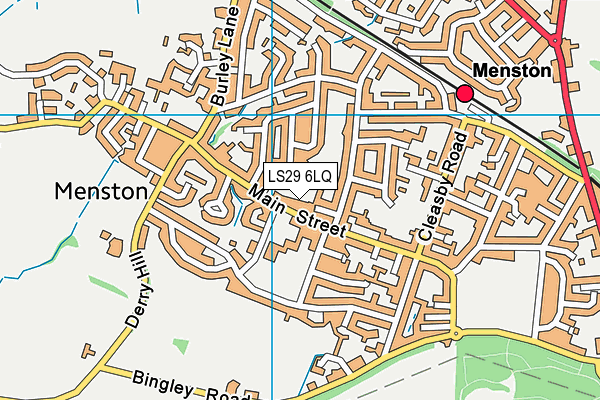 LS29 6LQ map - OS VectorMap District (Ordnance Survey)