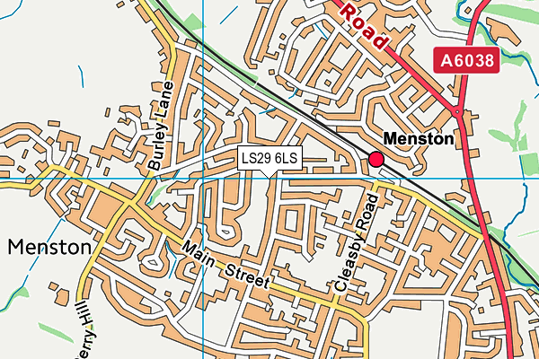 LS29 6LS map - OS VectorMap District (Ordnance Survey)