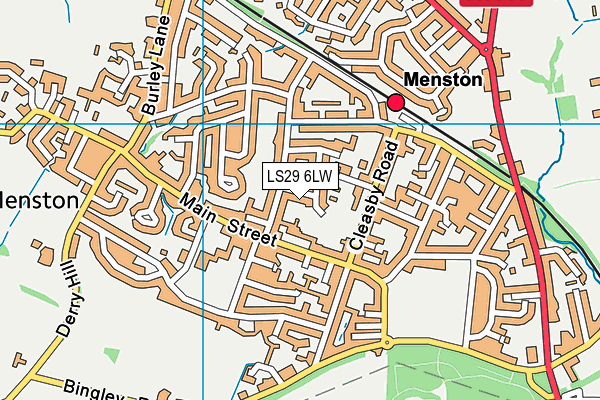 LS29 6LW map - OS VectorMap District (Ordnance Survey)
