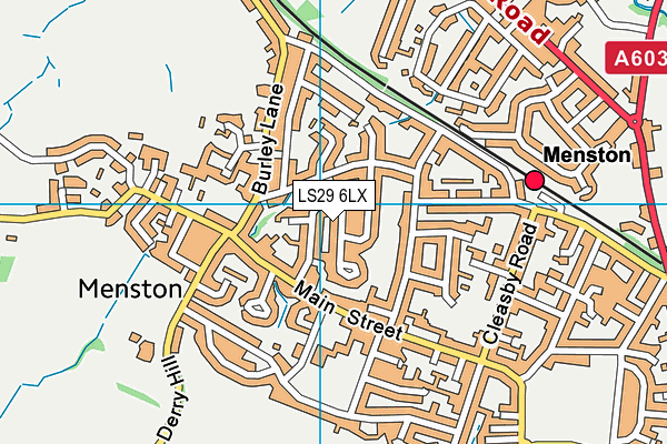 LS29 6LX map - OS VectorMap District (Ordnance Survey)