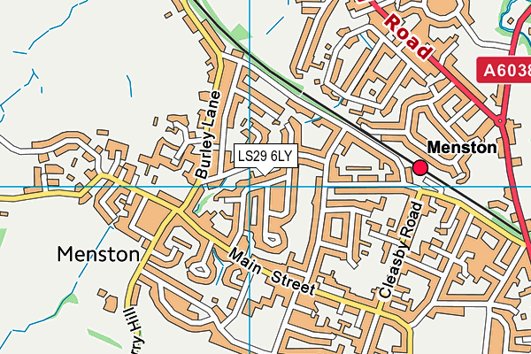 LS29 6LY map - OS VectorMap District (Ordnance Survey)