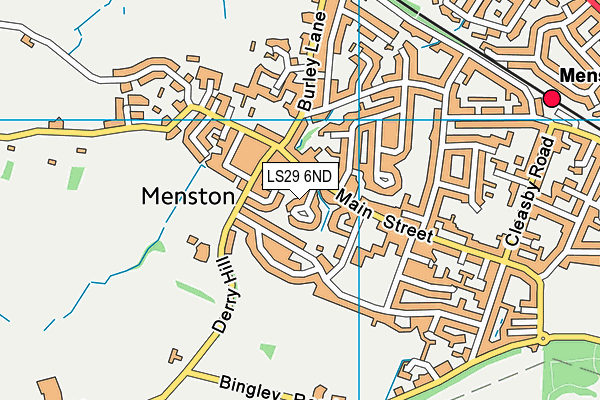 LS29 6ND map - OS VectorMap District (Ordnance Survey)