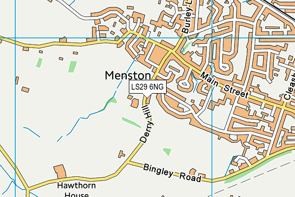 LS29 6NG map - OS VectorMap District (Ordnance Survey)