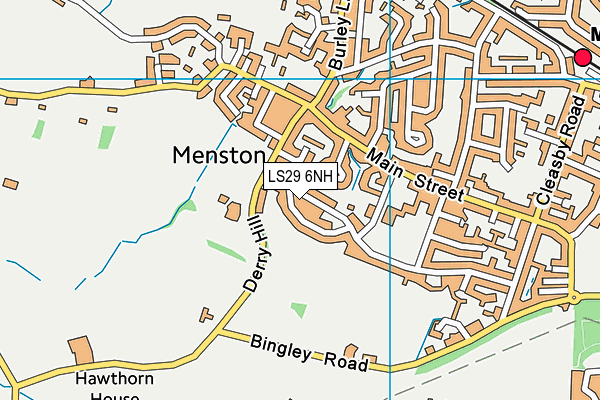 LS29 6NH map - OS VectorMap District (Ordnance Survey)