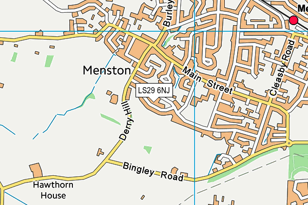 LS29 6NJ map - OS VectorMap District (Ordnance Survey)
