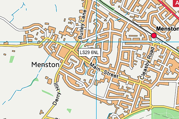 LS29 6NL map - OS VectorMap District (Ordnance Survey)