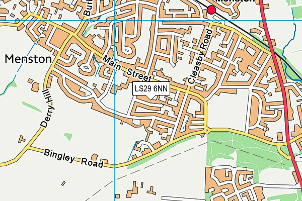 LS29 6NN map - OS VectorMap District (Ordnance Survey)