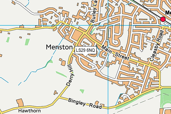 LS29 6NQ map - OS VectorMap District (Ordnance Survey)