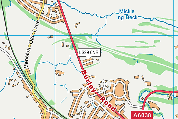 LS29 6NR map - OS VectorMap District (Ordnance Survey)