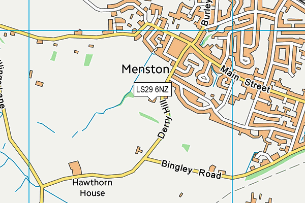 LS29 6NZ map - OS VectorMap District (Ordnance Survey)