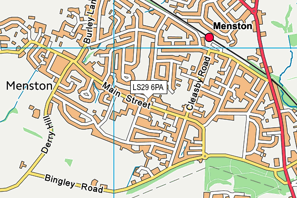 LS29 6PA map - OS VectorMap District (Ordnance Survey)