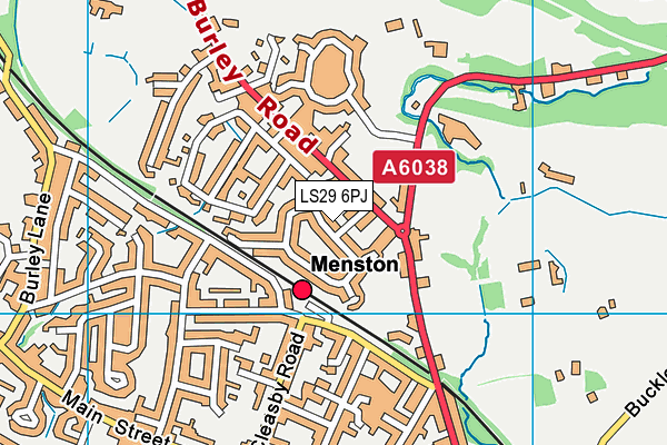 LS29 6PJ map - OS VectorMap District (Ordnance Survey)