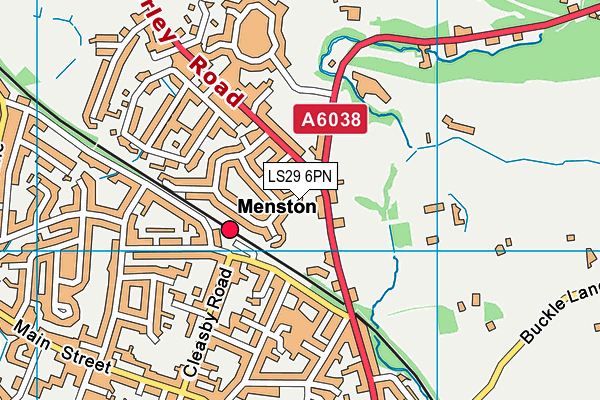 LS29 6PN map - OS VectorMap District (Ordnance Survey)