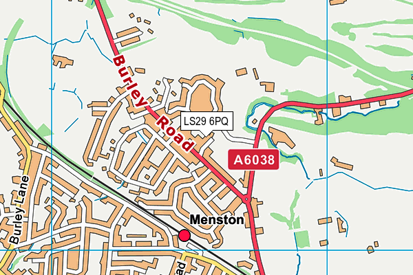 LS29 6PQ map - OS VectorMap District (Ordnance Survey)